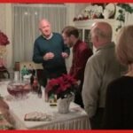 Mistletoe Magic Beverage table decorated for the holidays.