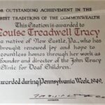 Read more about the article Louise Treadwell Tracy: Deaf Community Advocate